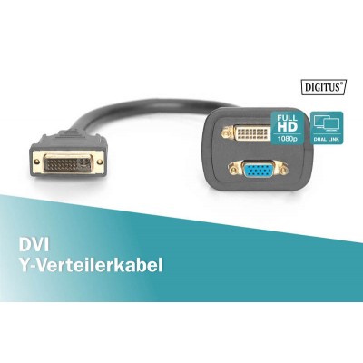 SPLITER DVI-I/M DVI-I/H VGA/H