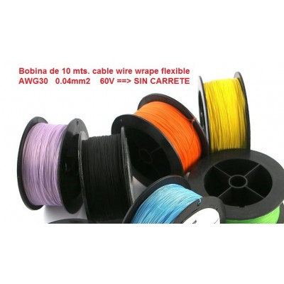 ROLLO 10 mts.CABLE AWG30...