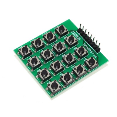 TECLADO 4X4 CON PULSADORES