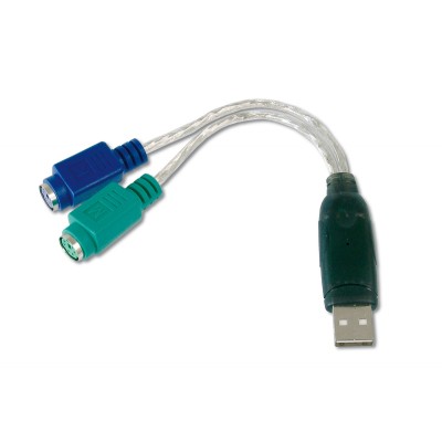 ADAPTADOR USB 2.0 A 2 PS2