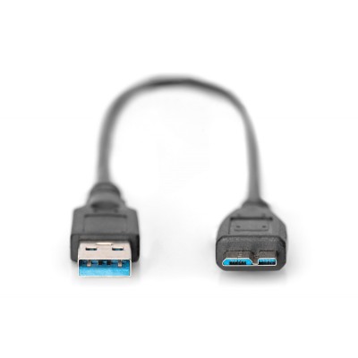 Cable 0.25mts USB3-micro...