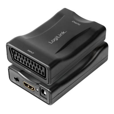 Euroconector a HDMI, Adaptador Euroconector a HDMI para TV con Cables Scart  y HDMI,1080P Scart