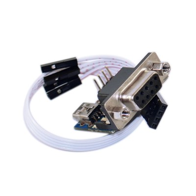 Cable serie RS232-TTL de 10cm para la conexión de los lectores CPR44 al  conversor DV.M02