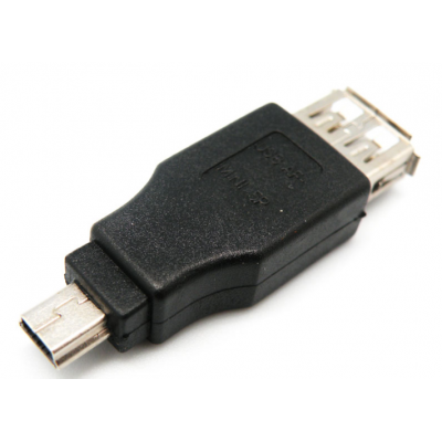 Adaptador.USB-A h/mini 5P m