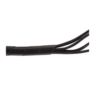 CUBRE CABLE 10MTS NEGRO 0.9 MM