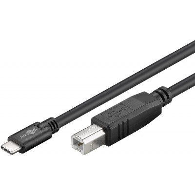 Cable 1mts USB-C a USB-B...