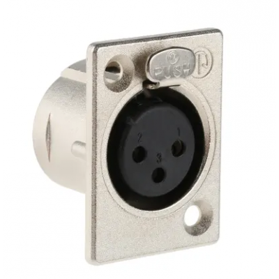XLR HEMBRA 3CTS PANEL NEUTRIK