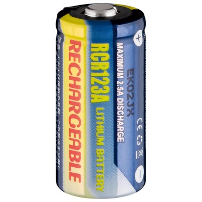BATERIA LITIO CR123 RECARGABLE