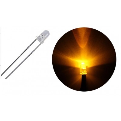 LED 3MM BLANCO CALIDO...