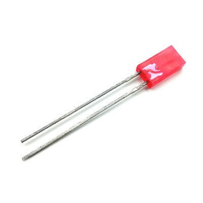 LED ROJO RECTANGULAR DIFUSO