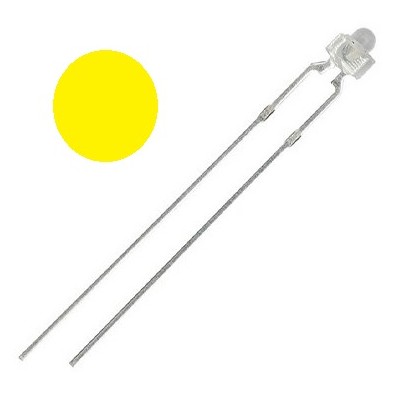 LED AMBAR 1.8MM 1.5 CD 30º...