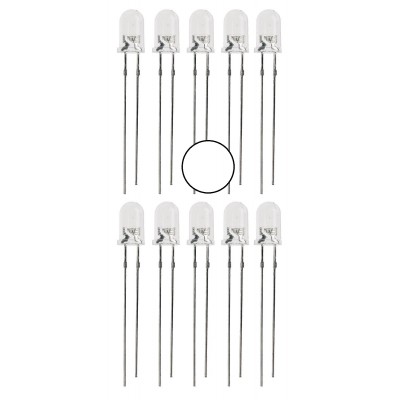 BLISTER DE 10 LEDS BLANCOS...