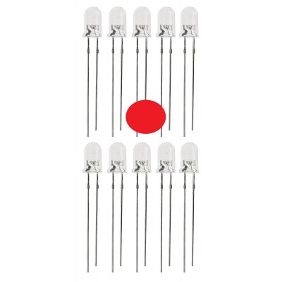 BLISTER DE 10 LEDS ROJOS...