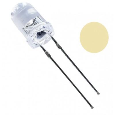 LED 5MM BLANCO CALIDO...