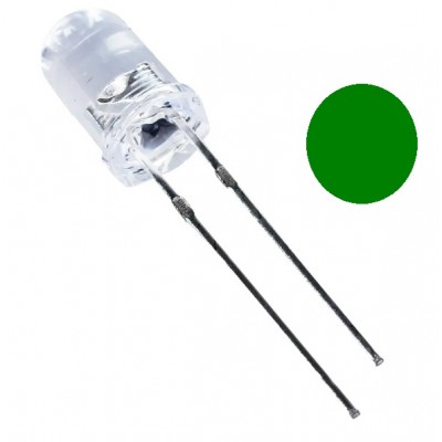 LED VERDE  ALTO BRILLO  5MM...