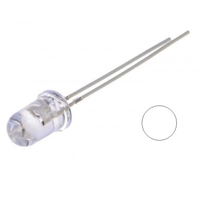 LED 5MM BLANCO 150MA 40LM...