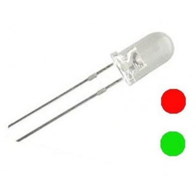 LED BICOLOR ROJO/VERDE 5MM...