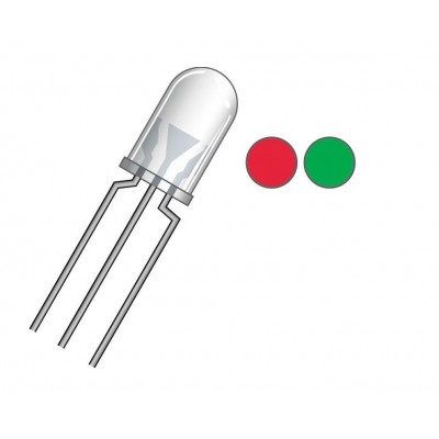 LED BICOLOR ROJO-VERDE 5mm...