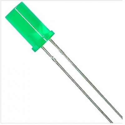 LED 5MM VERDE CILINDRICO...
