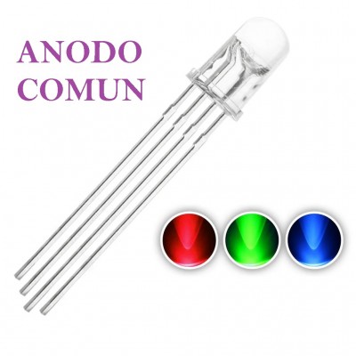 LED RGB 5mm ALTO BRILLO...