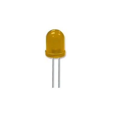 LED 10MM AMARILLO 2V DIFUSO