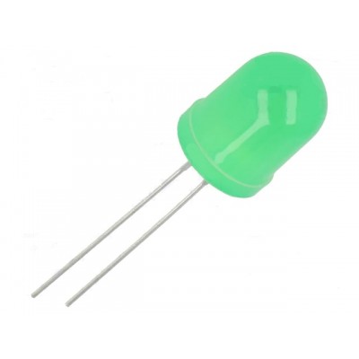 LED 10MM VERDE 2V5 DIFUSO