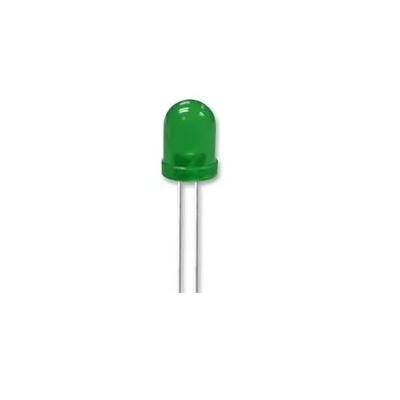 LED 8MM VERDE 2V5 DIFUSO