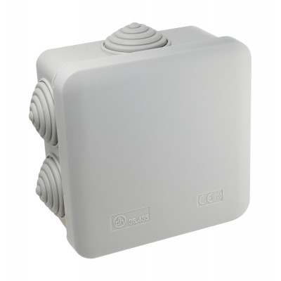 CAJA 80X80X40MM 6 CONOS IP55-