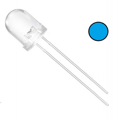 LED AZUL 8MM 4CD 3V...