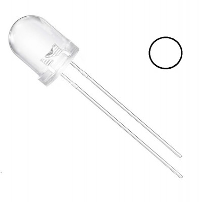 LED 8MM BLANCO 5CD 3V5...