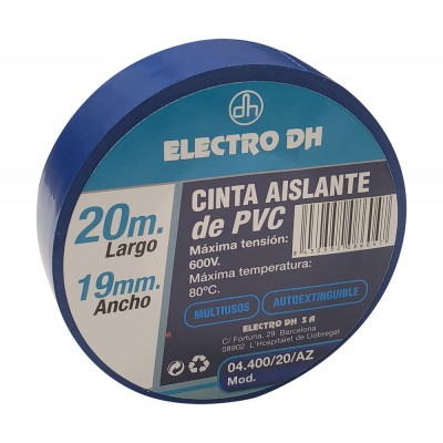 CINTA AISLANTE 19MM 20M AZUL