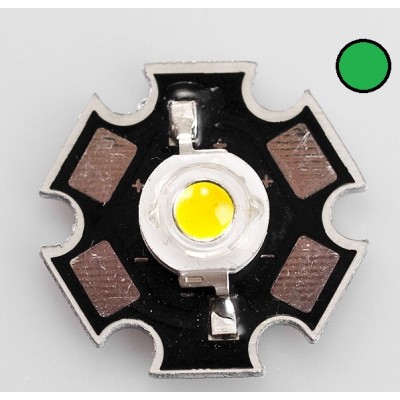 LED VERDE 3W 3.9V 0.7A 192LM