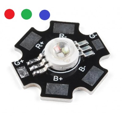 LED RGB 3W (2.5V-3.5V-3.5V)...