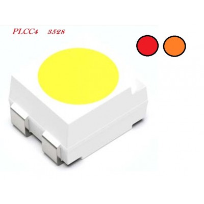 LED ROJO-AMBAR SMD PLCC4...