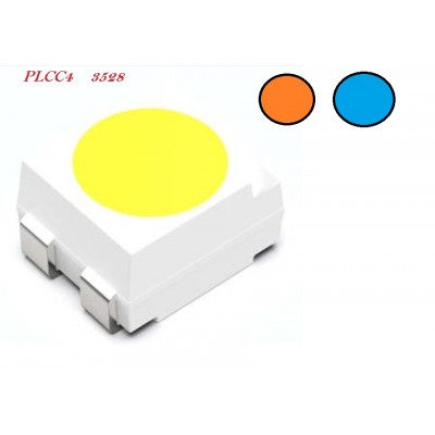 LED AMBAR-AZUL SMD PLCC4...