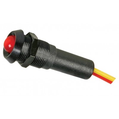 PILOTO LED 5V ROJO CAJA NEGRA