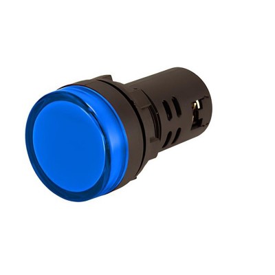 PILOTO LED MULTICHIP AZUL 12V