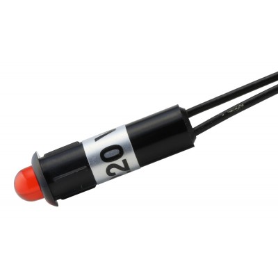 PILOTO LED ROJO 220V CON CABLE