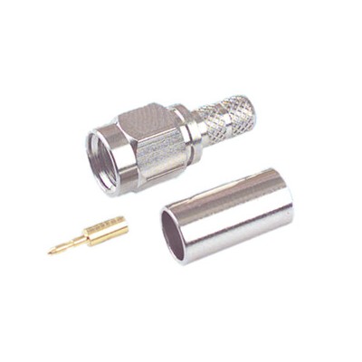 CONECTOR  SMA MACHO CRIMPAR...