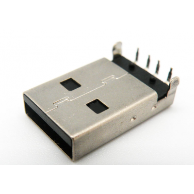 CONECTOR PCB USB "A" MACHO 90º