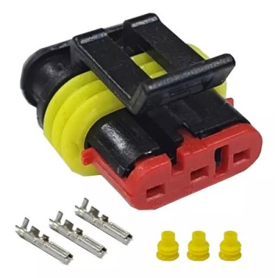 CONECTOR ESTANCO HEMBRA 3 VIAS