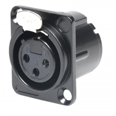 BASE CHASIS XLR HEMBRA 3...