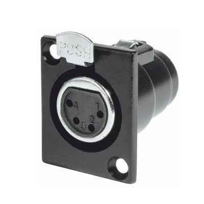 CONECTOR CHASIS XLR HEMBRA...