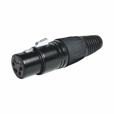 CONECTOR XLR HEMBRA 4 PINS...