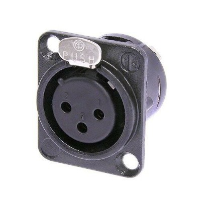 CONECTOR XLR HEMBRA CHASIS...