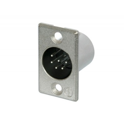 CONECTOR CHASIS XLR MACHO 6...