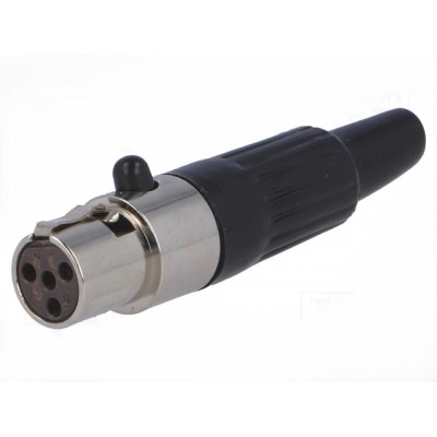 MINI XLR HEMBRA AEREA 4CTS