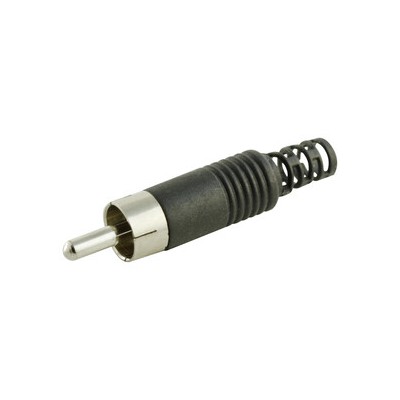 CONECTOR MACHO RCA NEGRO AEREO