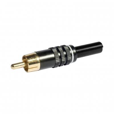 CONECTOR RCA MACHO ANILLO...
