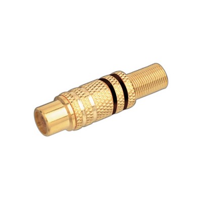 HEMBRA RCA DORADO AROS NEGROS